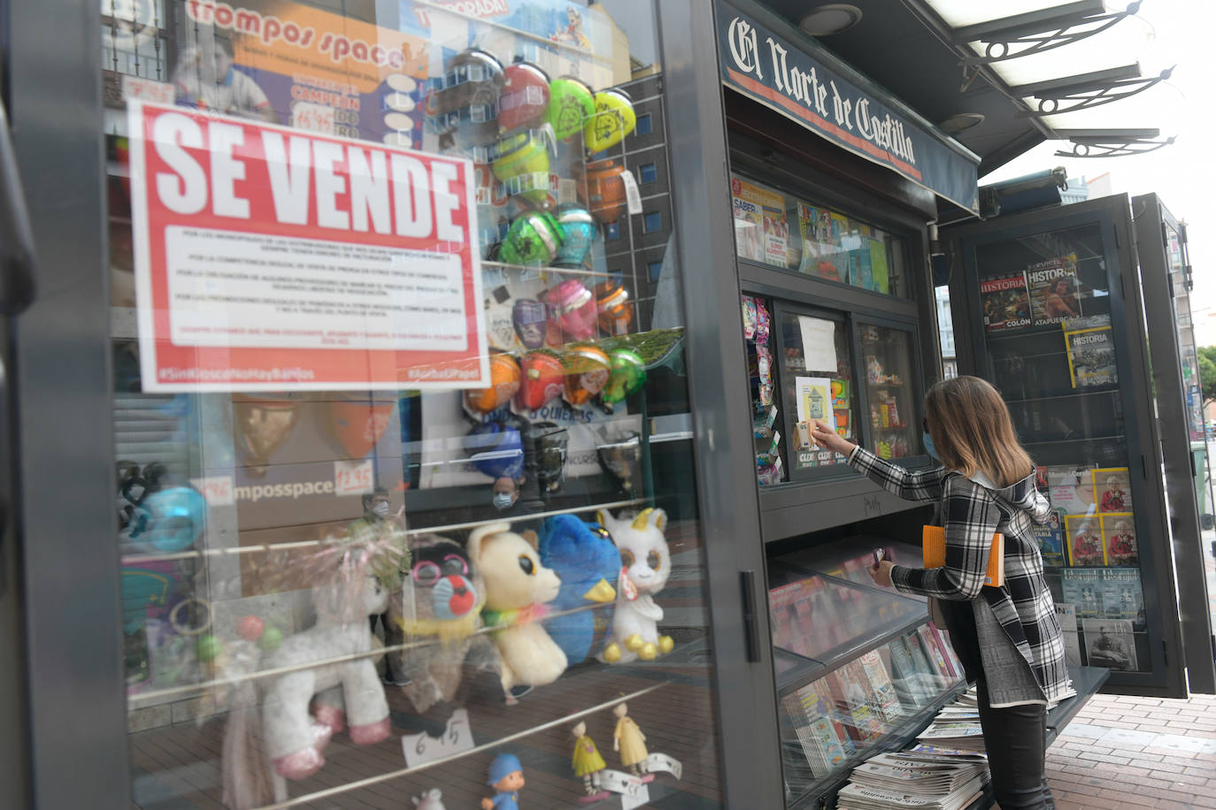 Fotos: Los quioscos de Valladolid cuelgan el cartel de &#039;Se vende&#039;