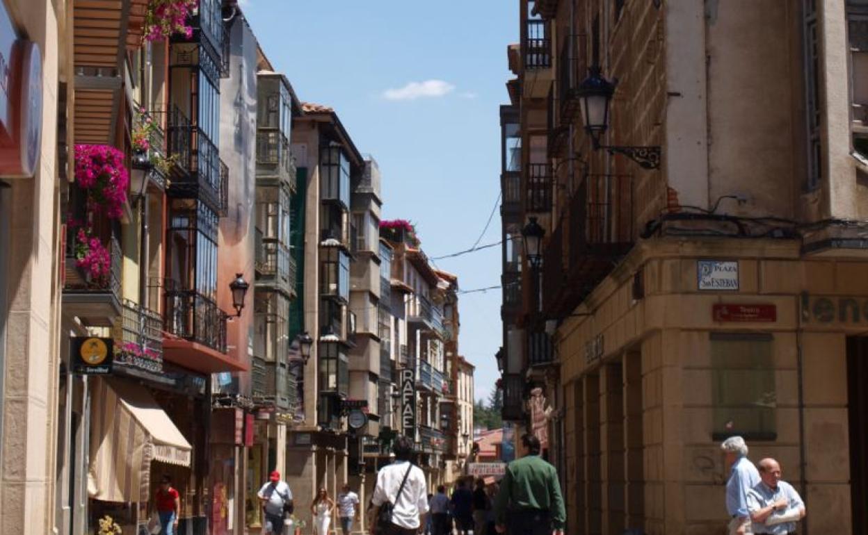 Calle comercial de Soria