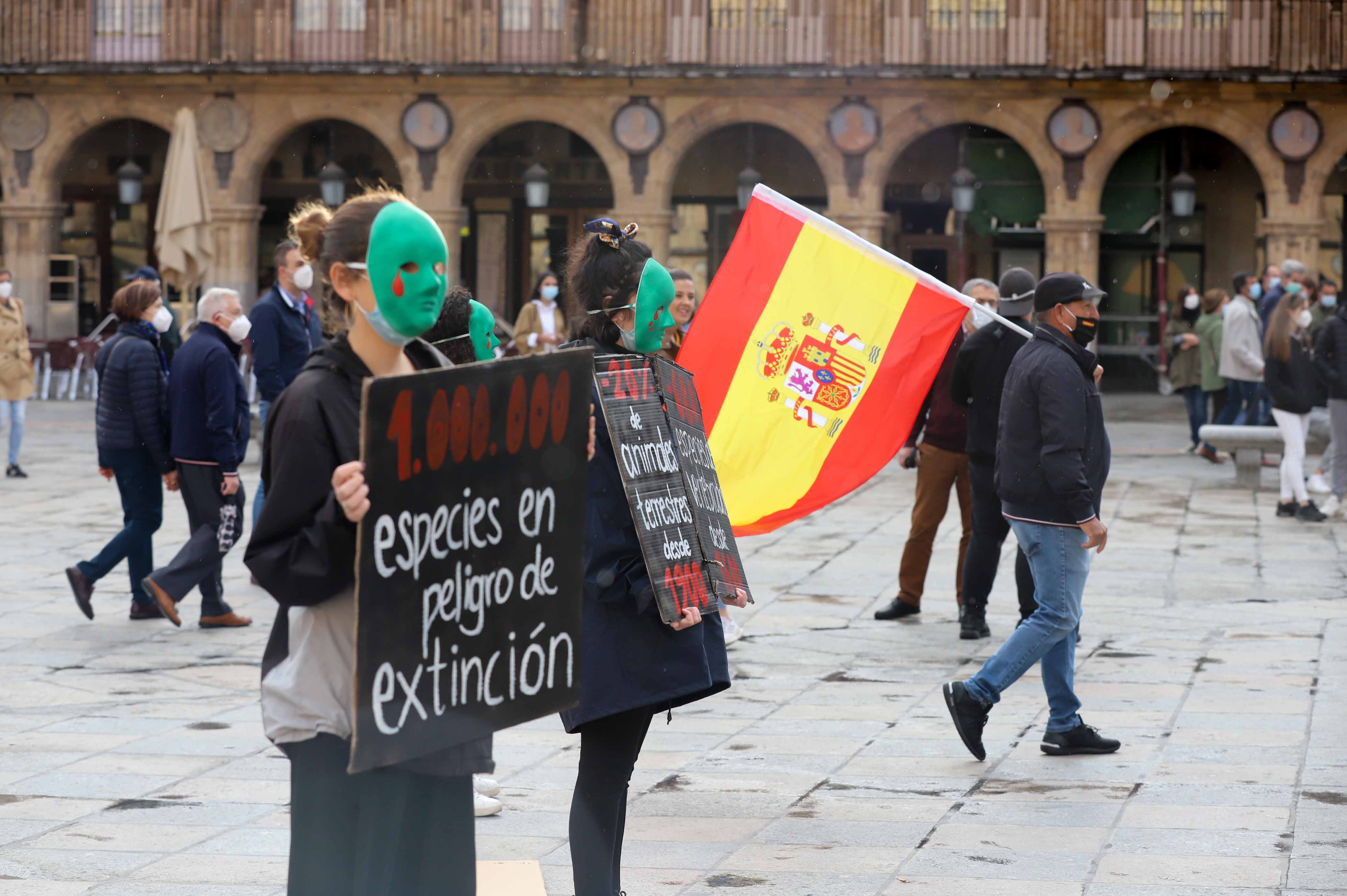 Fotos: El mundo del toro se reivindica en la Plaza Mayor de Salamanca