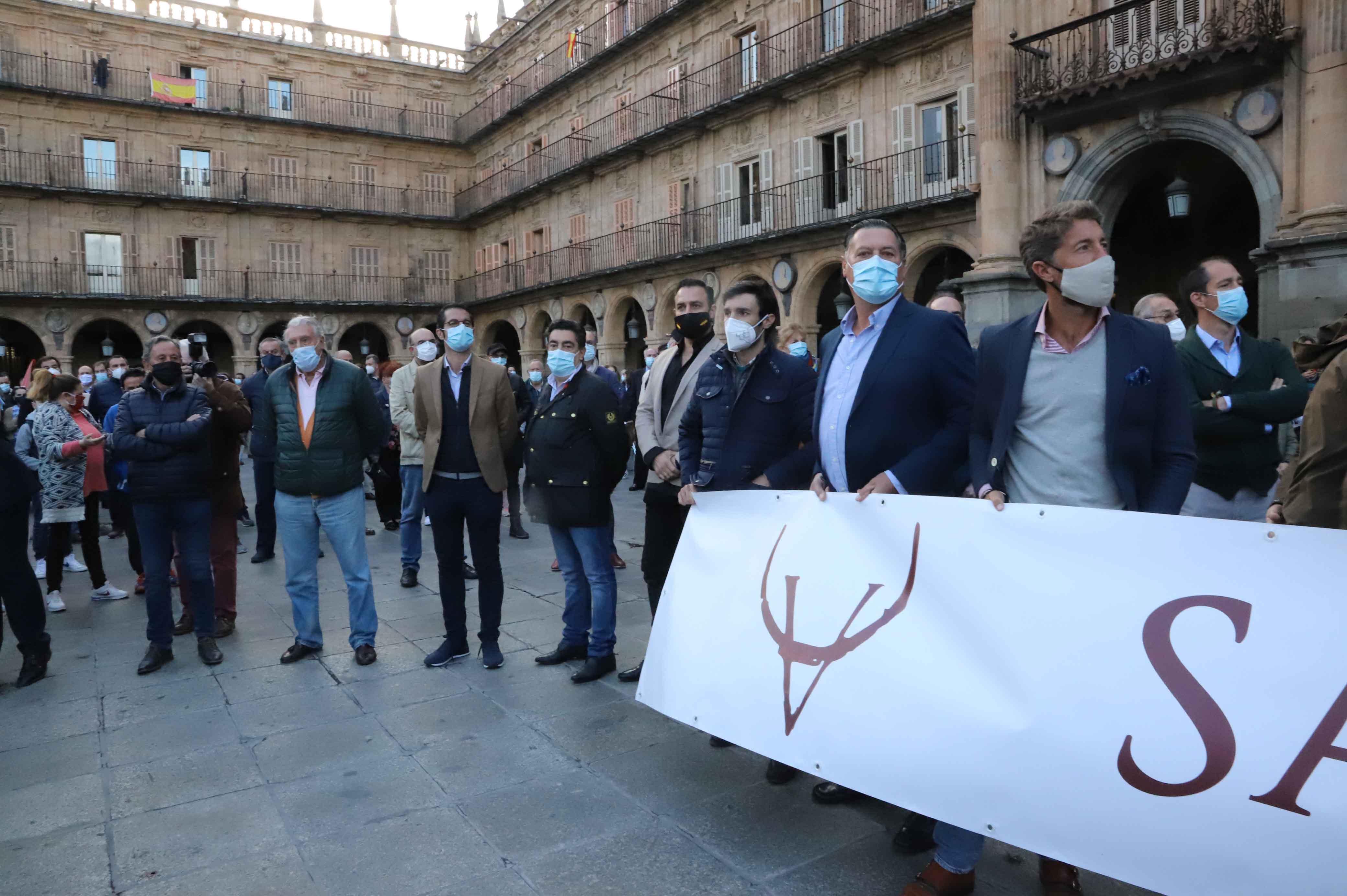 Fotos: El mundo del toro se reivindica en la Plaza Mayor de Salamanca