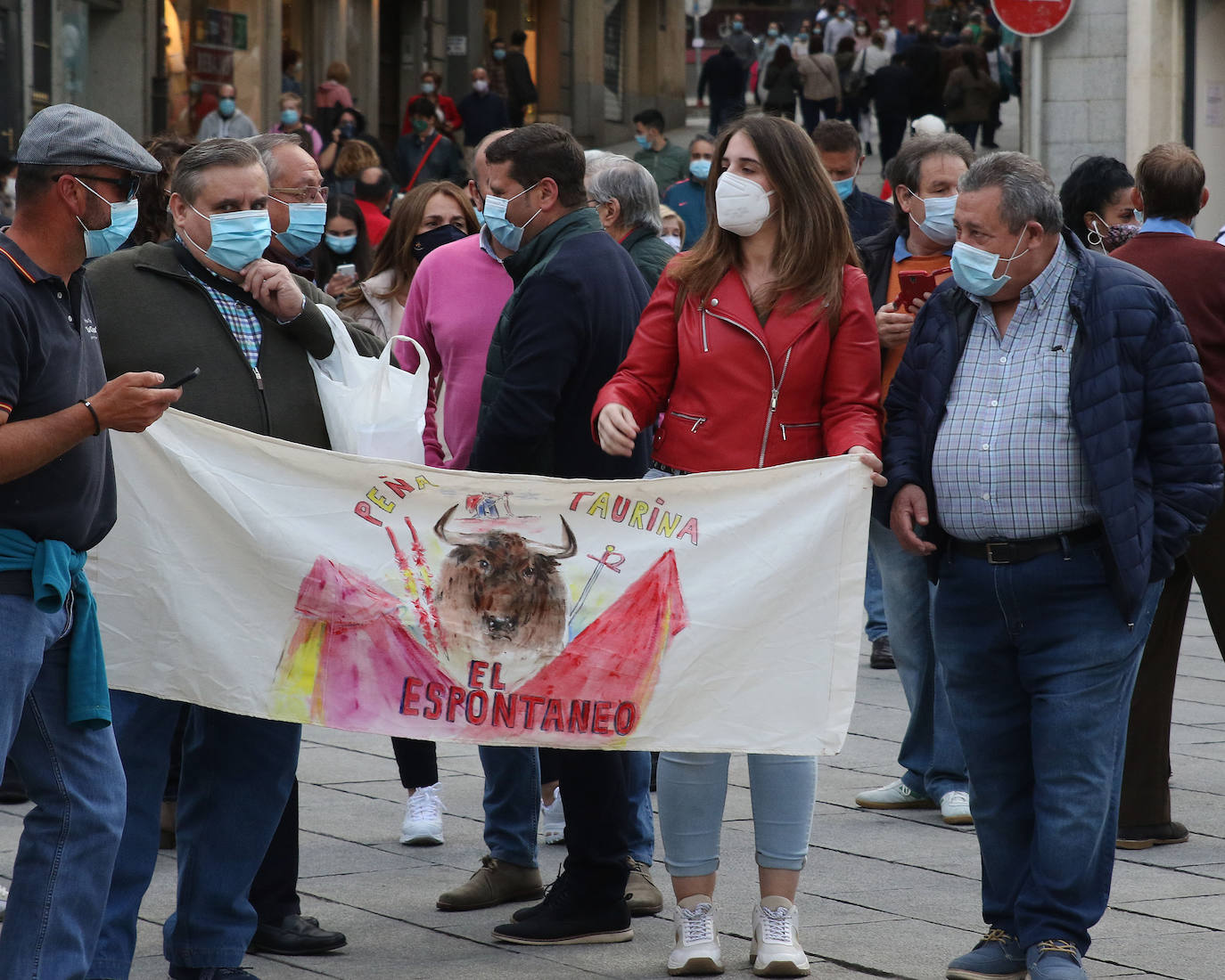 Paseo en defensa de la tauromaquia en Segovia 