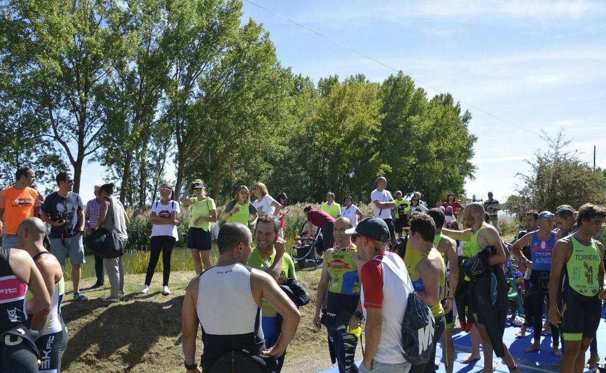 Prueba de Triatlón disputada en Frómista.