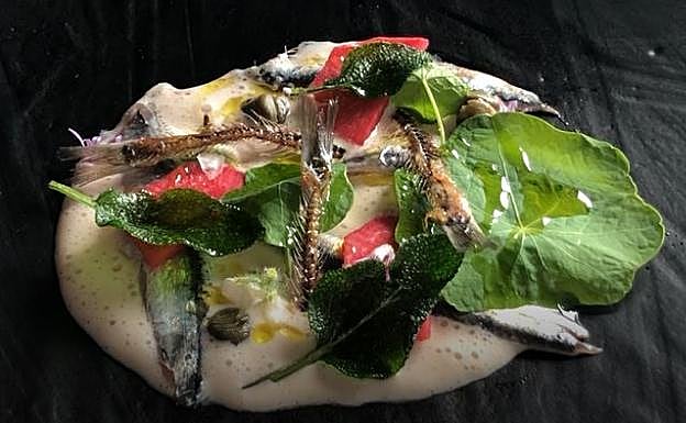 Coronavirus: Recetario para la cuarentena: La receta de Víctor Gutiérrez: un aperitivo con boquerones