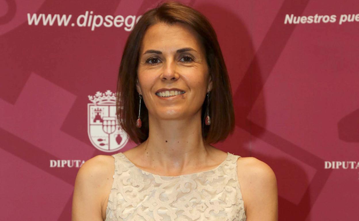 Magdalena Rodríguez. Alcaldesa de Abades. 