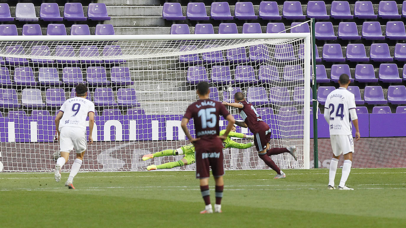 El portero detuvo un penalti a Iago Aspas en el minuto 70 en un partido de dominio local en la primera parte y visitante tras el descanso