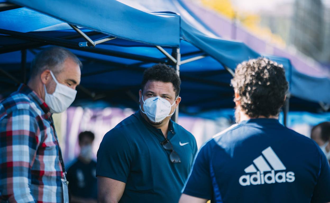 Ronado Nazário, en una de sus últimas visitas en los Anexos. 