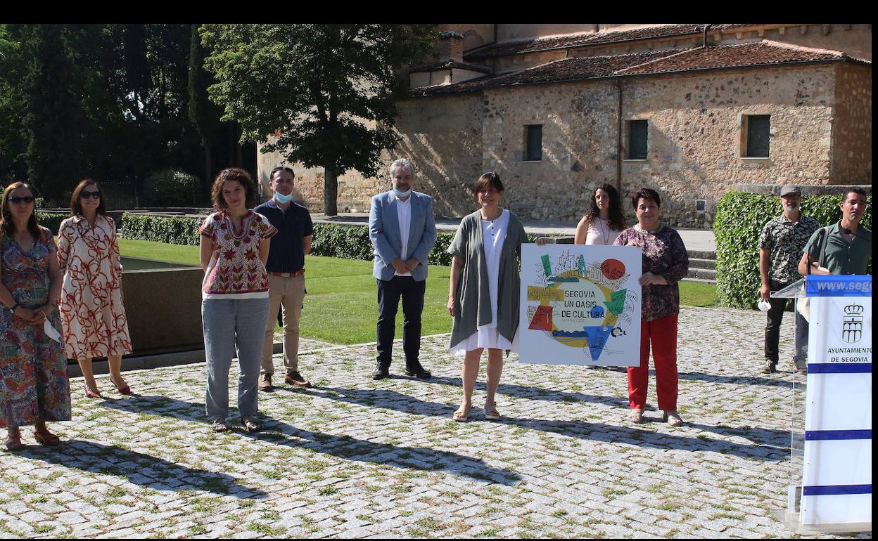 Presentación este martes del ciclo 'Segovia, un oasis de cultura', en los Jardines de los Zuloaga. 