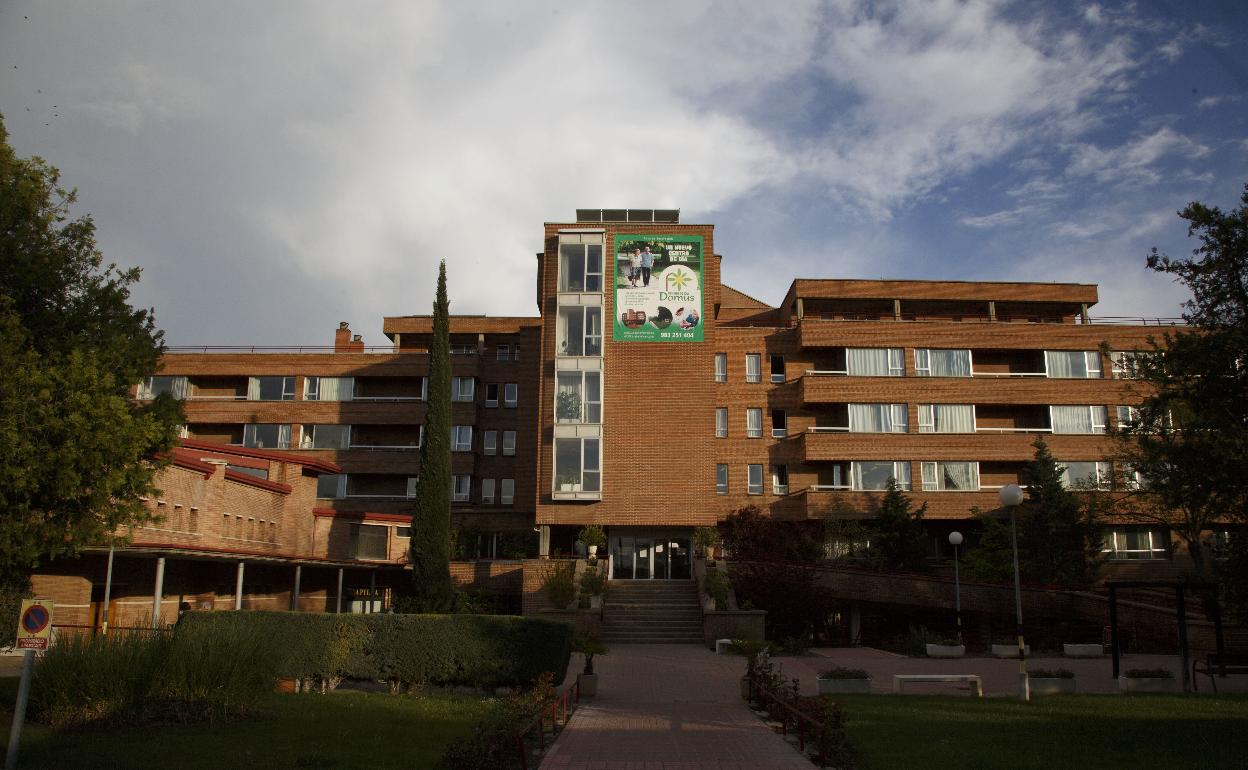 Casa de la Beneficencia, una de las dos residencias donde se ha producido el rebrote. 