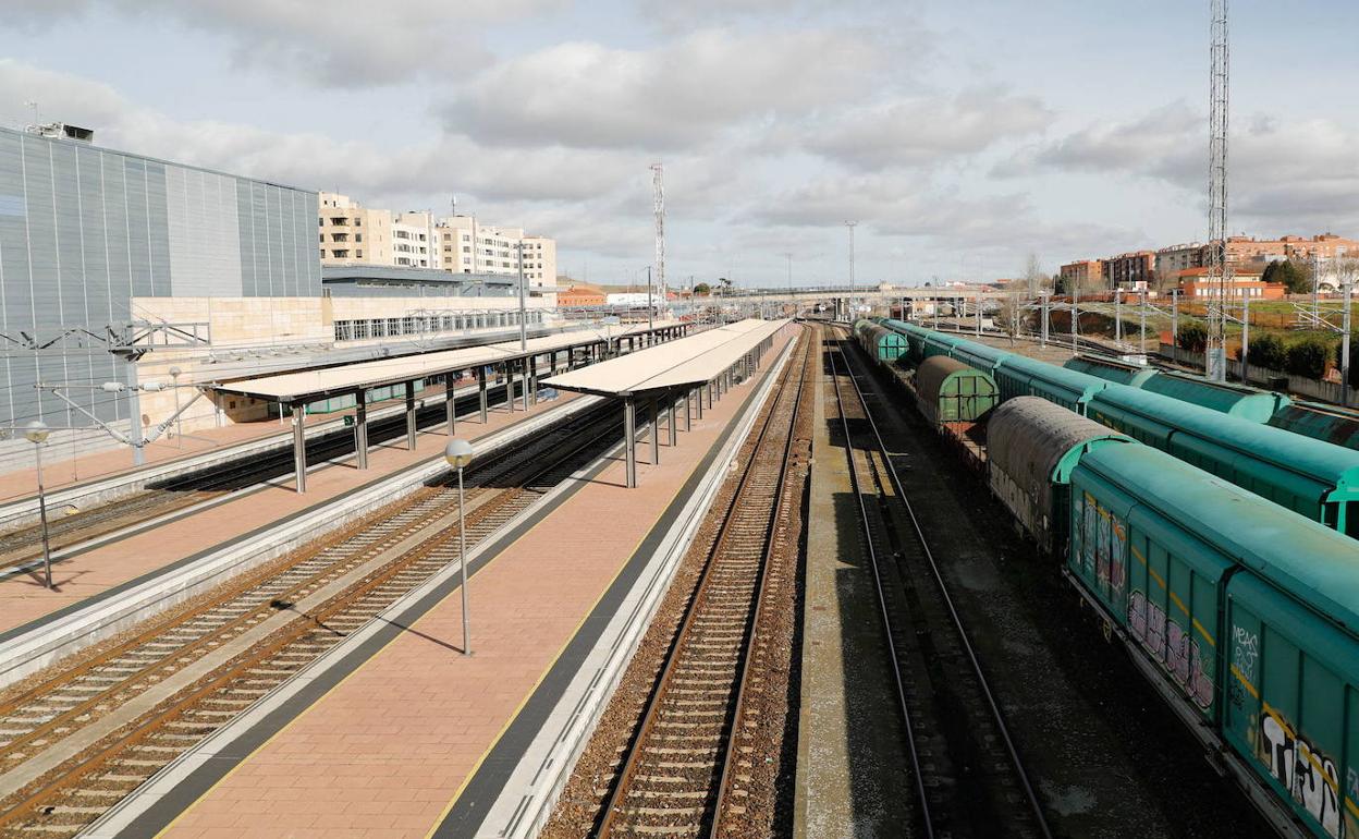 Imagen de la estación de ferrocarril de Salamanca.