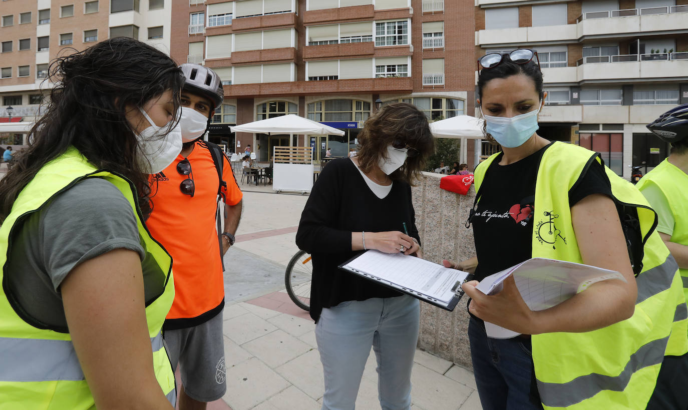 Pata de Cabra y Salvemos la Dársena realizaron protestas este Jueves en Palencia.