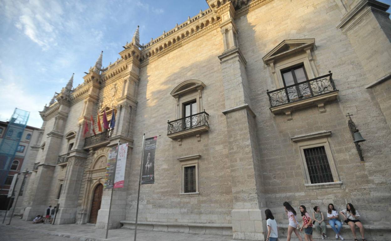 Palacio de Santa Cruz, sede del Rectorado de la Universidad de Valladolid. 