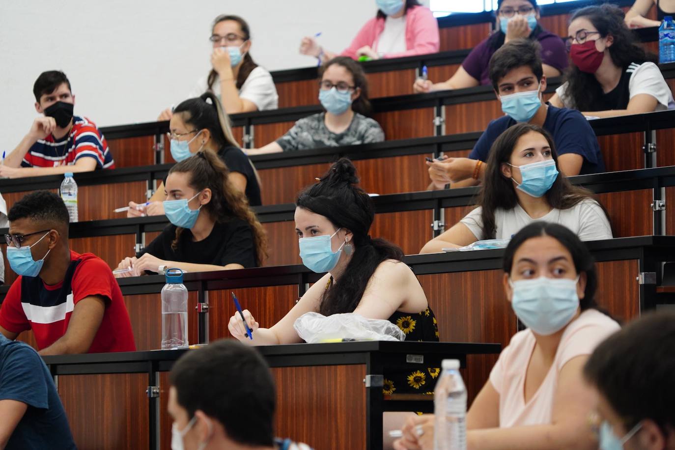 Los futuros universitarios se enfrentan estos días a la prueba de acceso en el distrito de Salamanca. 