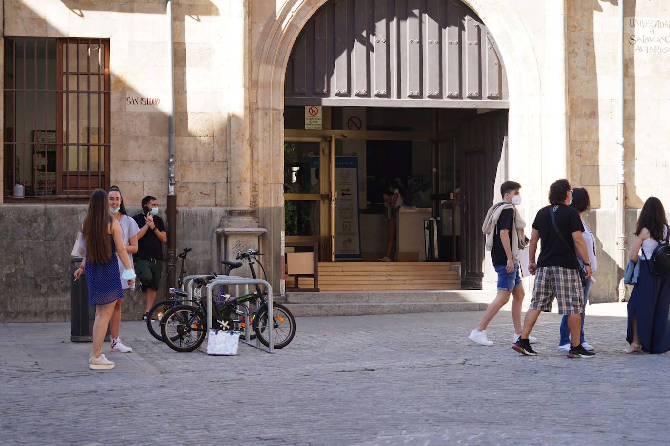 Los futuros universitarios se enfrentan estos días a la prueba de acceso en el distrito de Salamanca. 