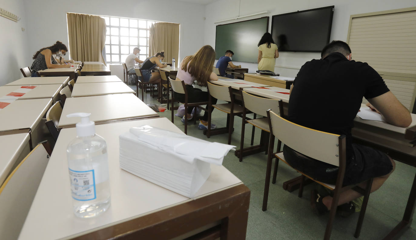 La singular EBAU tras en confinamiento, en Palencia.