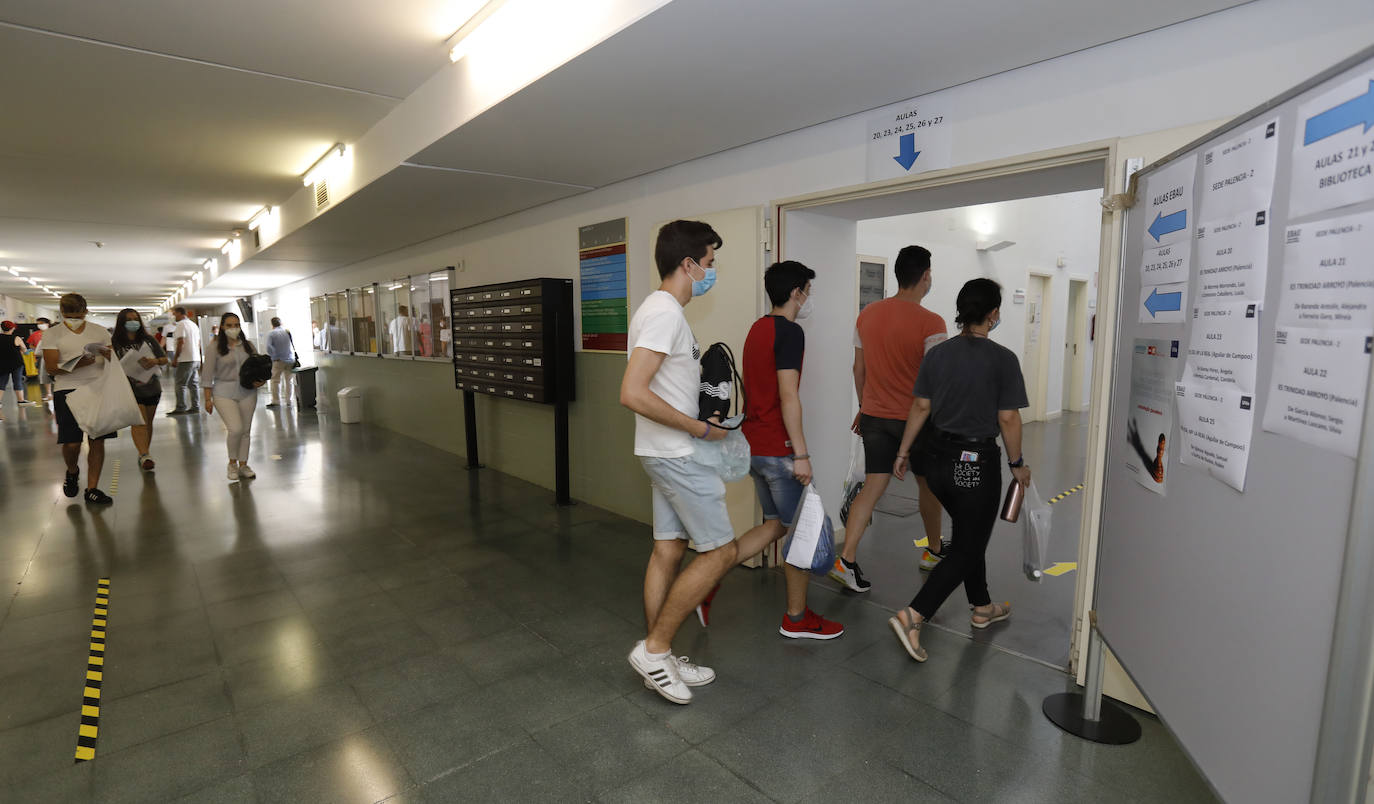 La singular EBAU tras en confinamiento, en Palencia.