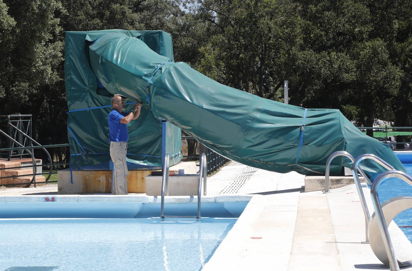 Fotos: Reapertura de las piscinas municipales de Palencia