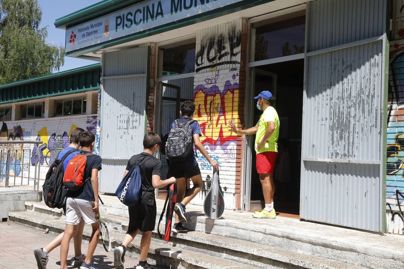 Fotos: Reapertura de las piscinas municipales de Palencia