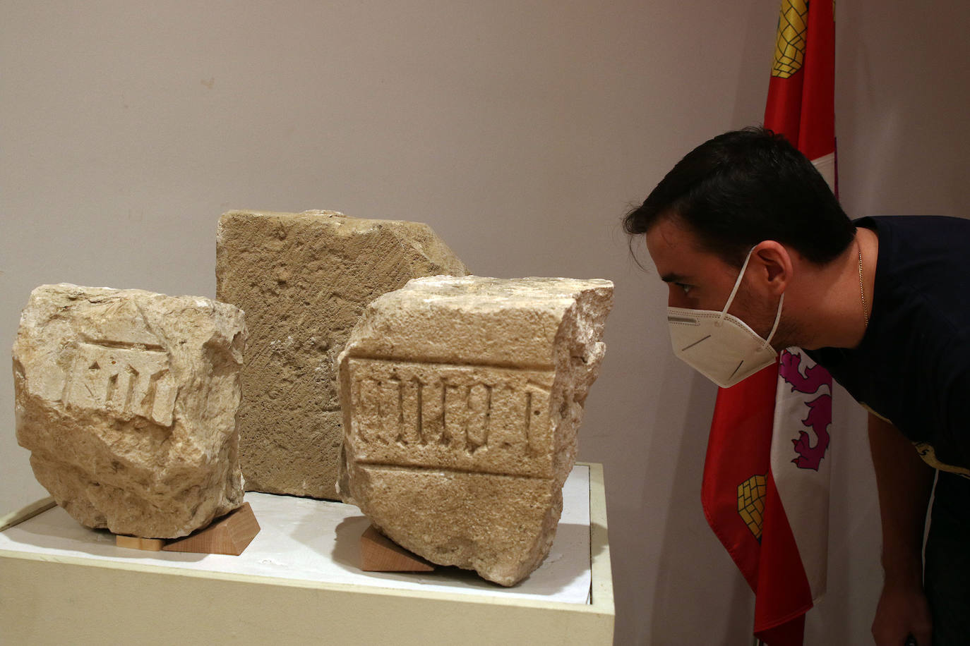 Restos encontrados en las obras del Alcázar de Segovia 