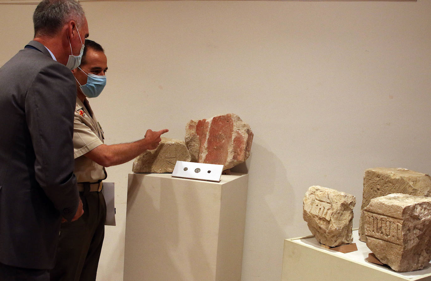 Restos encontrados en las obras del Alcázar de Segovia 