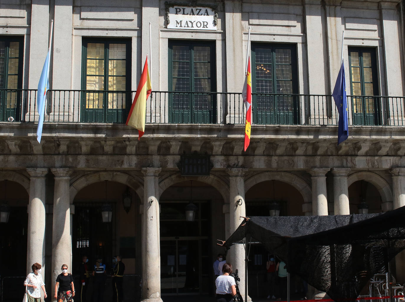 Velatorio de Ramón Escobar, exalcalde de Segovia 