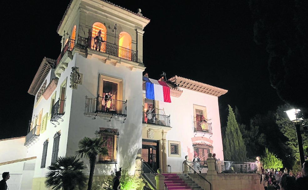 Palacio de los Condes de Gamazo, durante una recreación histórica.