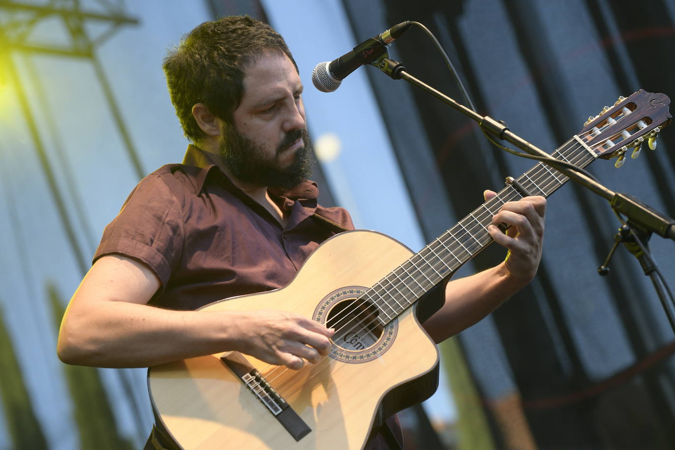 El malagueño ha sido el primero en actuar dentro del ciclo Viva la vida