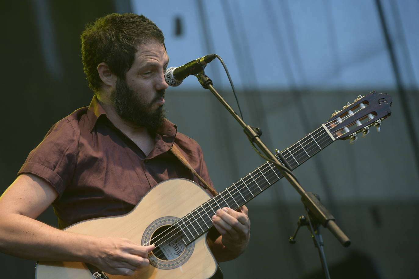 El malagueño ha sido el primero en actuar dentro del ciclo Viva la vida