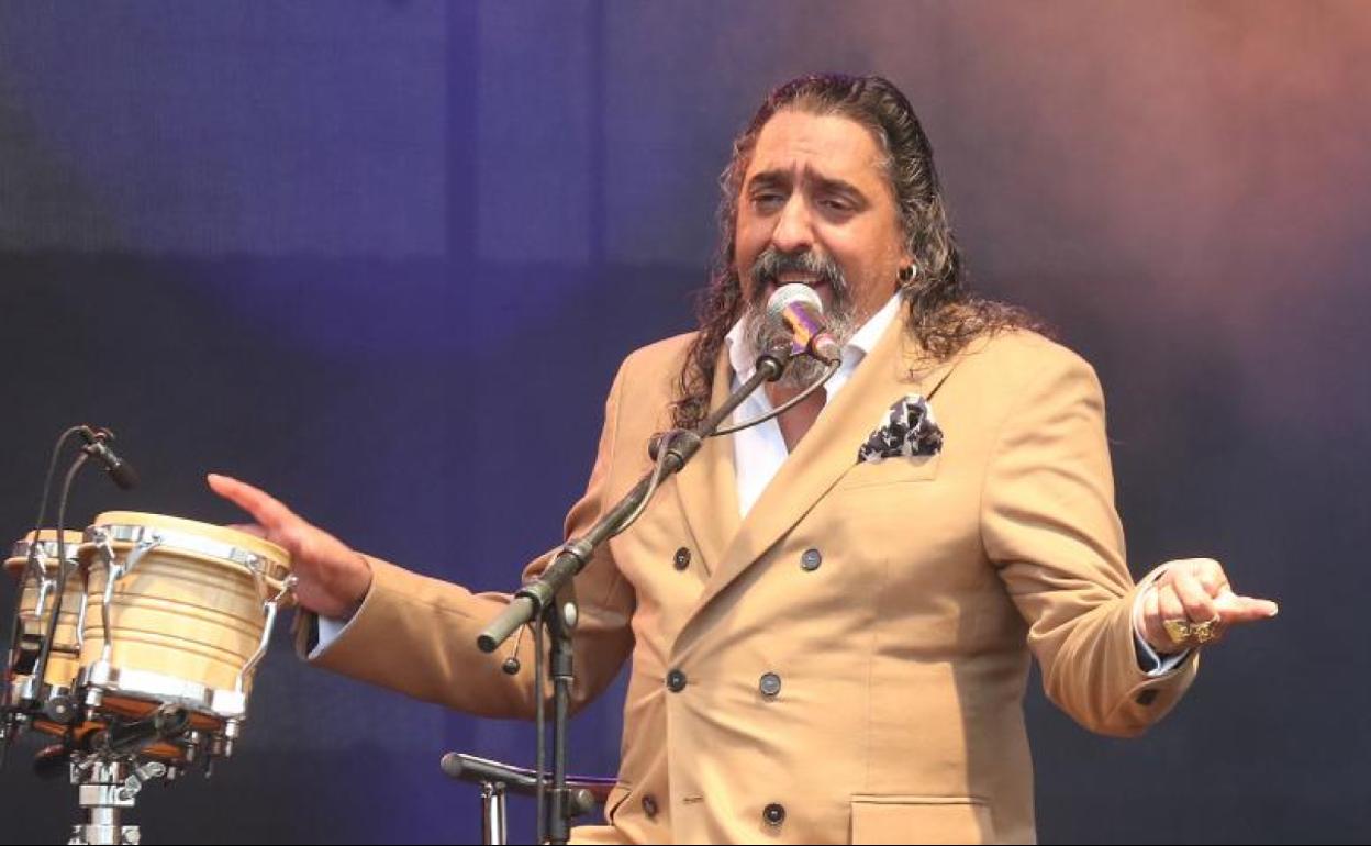 Diego el Cigala, durante el concierto en Valladolid. 