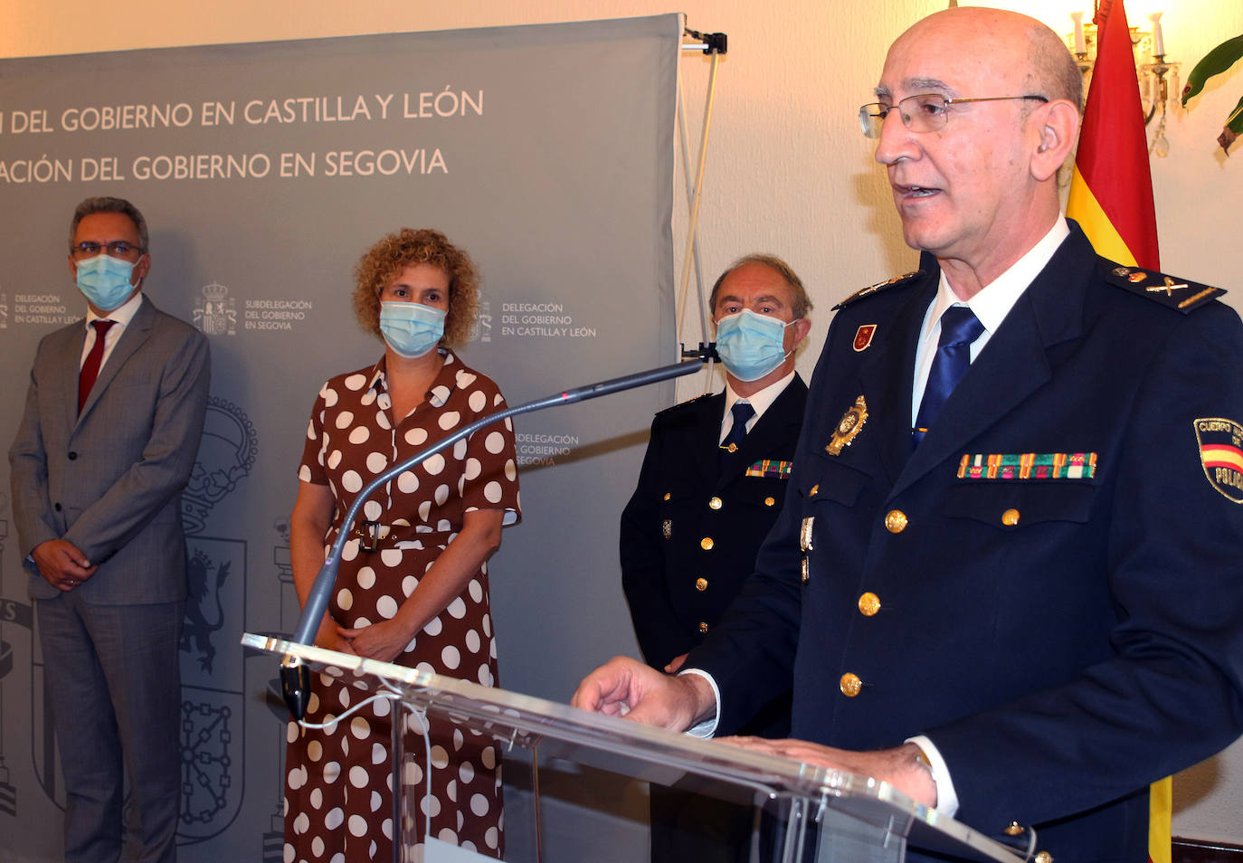 Relevo en la Comisaría de Segovia
