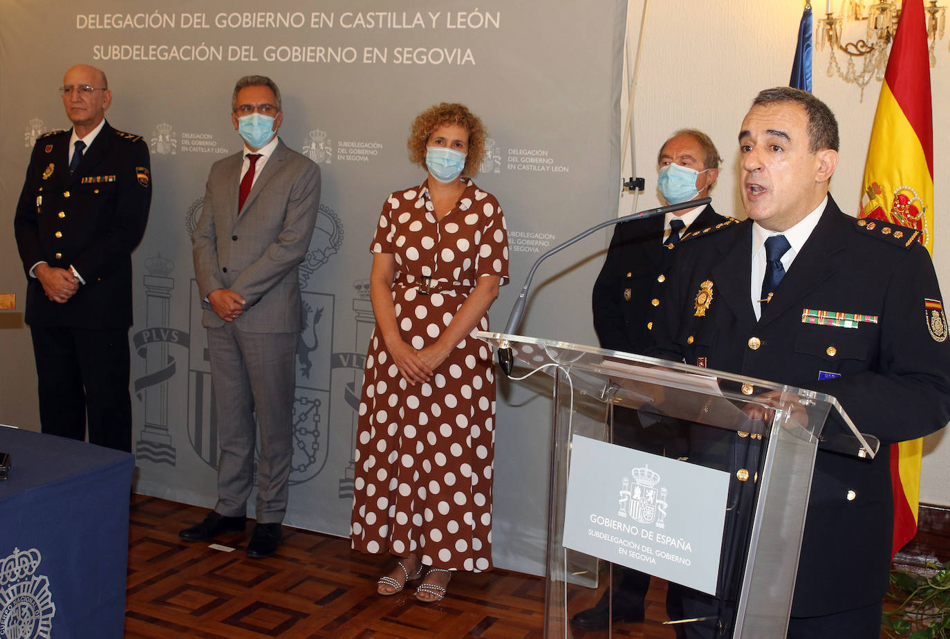 Relevo en la Comisaría de Segovia