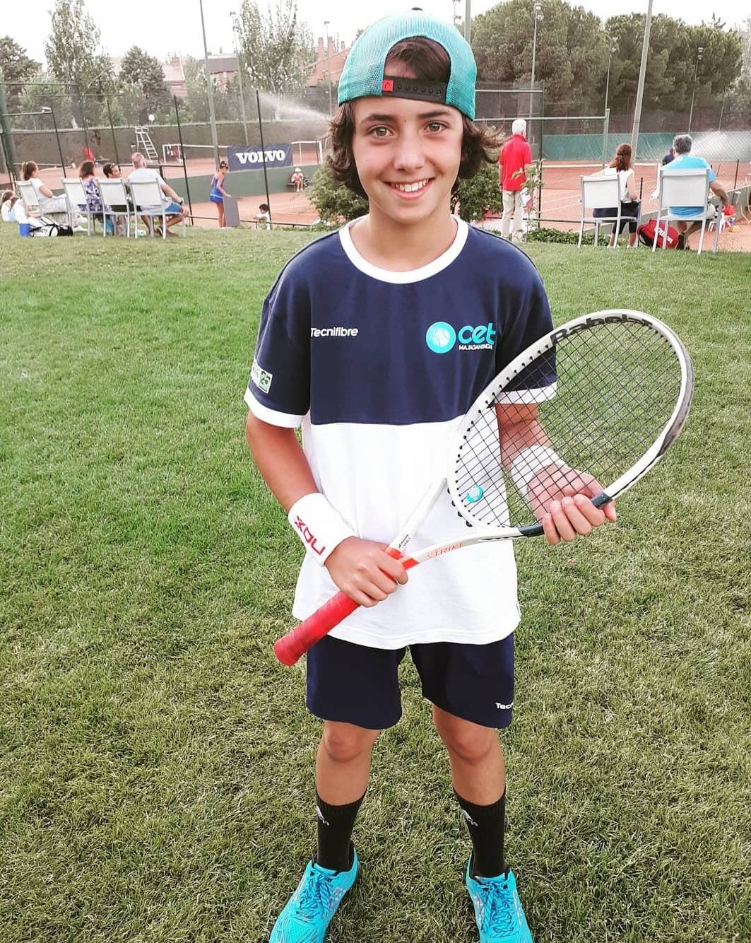 El segoviano Fermín Barcala, campeón alevín de la Comunidad de Madrid.