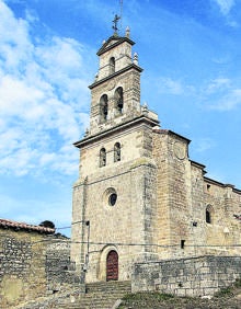 Imagen secundaria 2 - Arriba, San Pedro Apóstol, en San Pedro Samuel; observatorio astronómico de Lodoso y Nuestra Señora de la Natividad, en Marmellar de Abajo.