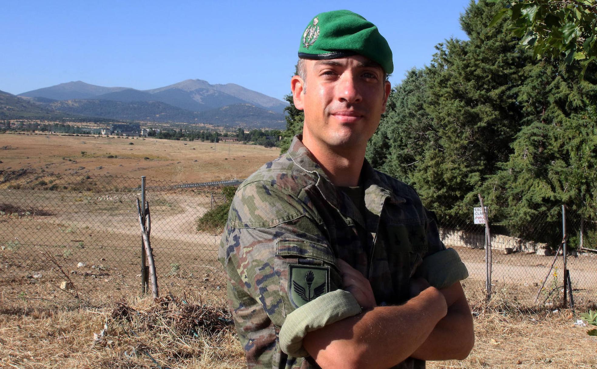 Juan Jesús Rodríguez Lahore, capitán de la Brigada Logística del Ejército de Tierra.