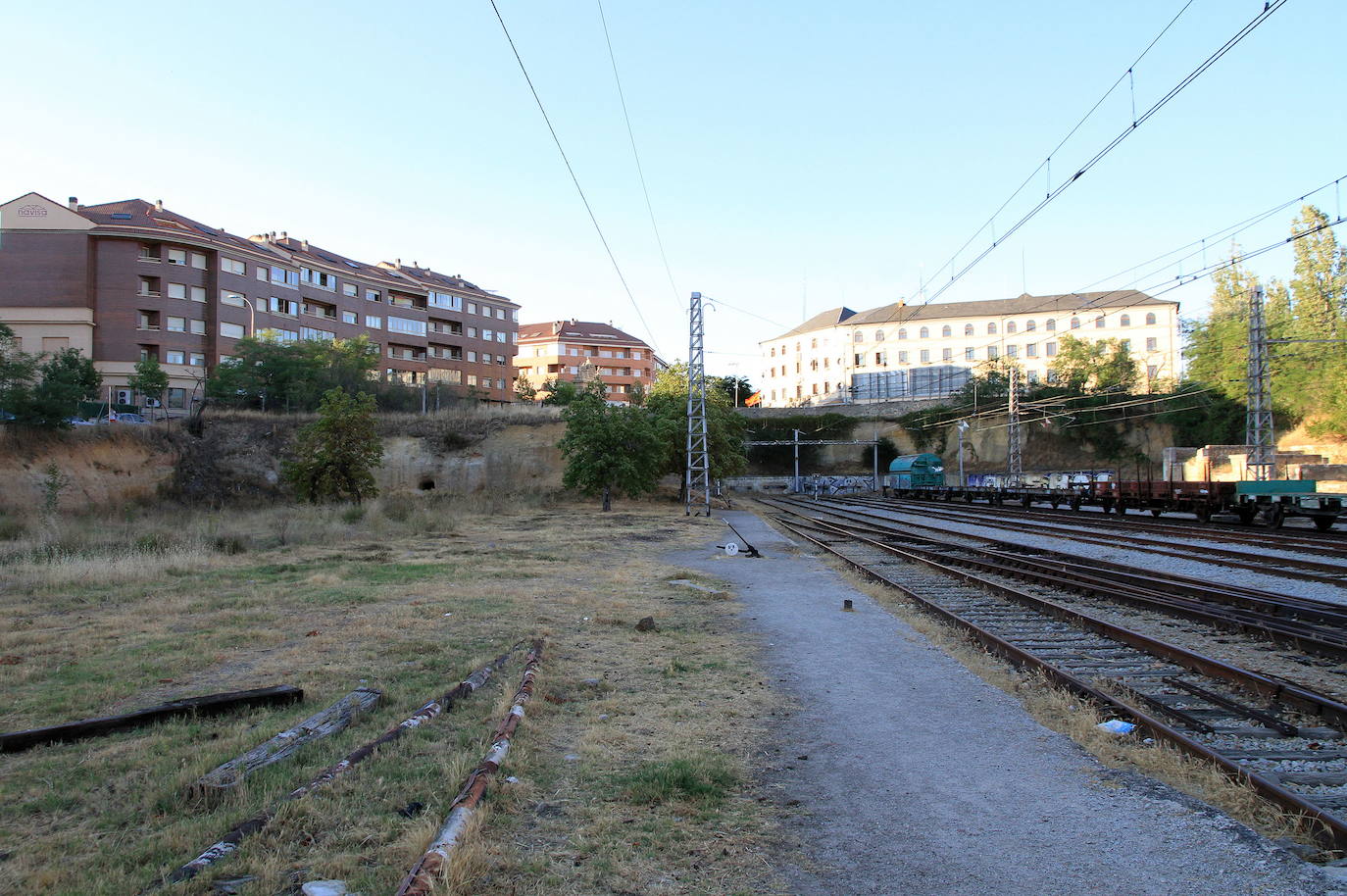 Terrenos en los que está prevista la construcción de la nueva estación de autobuses de Segovia.