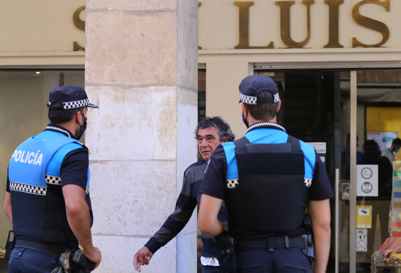 Fotos: Primer día de uso obligatorio de la mascarilla en Palencia