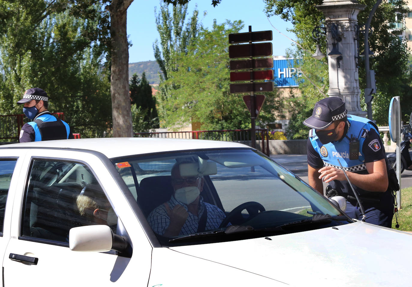 Fotos: Primer día de uso obligatorio de la mascarilla en Palencia