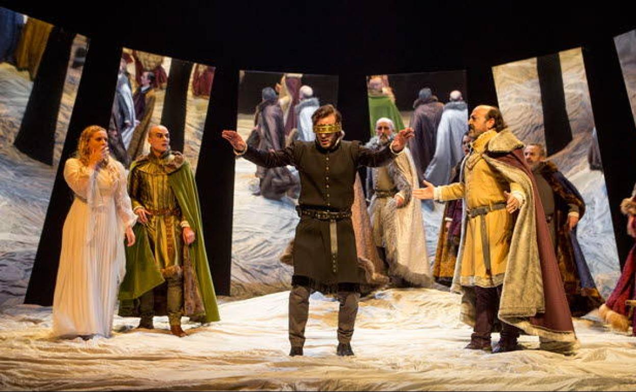 Representación de Hamlet en una de las ediciones anteriores de Olmedo Clásico. 