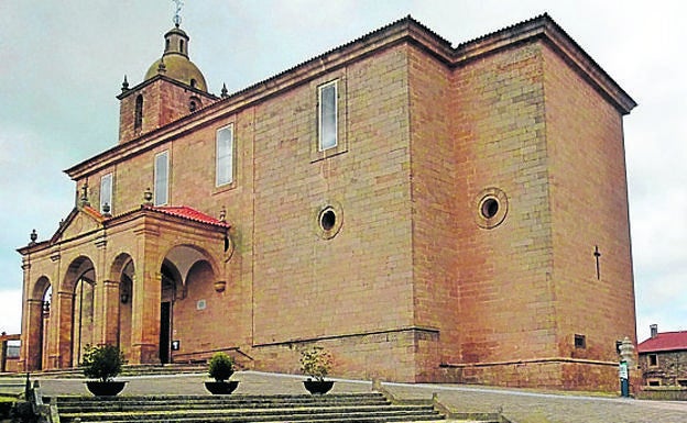 Plaza la Barrera, donde se encuentra la iglesia parroquial.