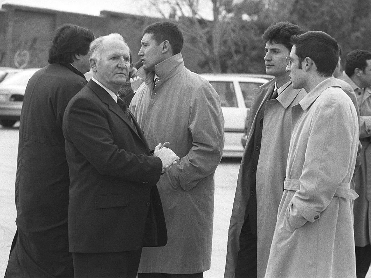 En el funeral de Marcos Fernández