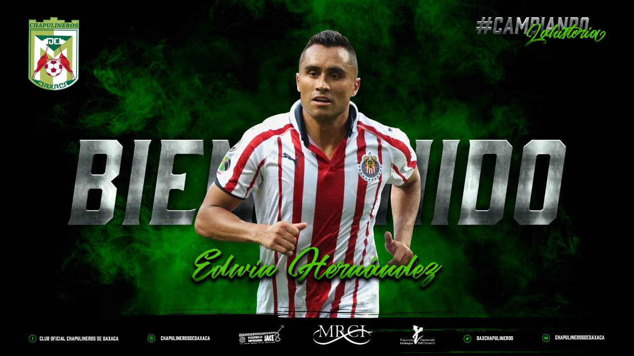 Edwin Hernández, que había renovado por el Salamanca CF UDS, firma por el Chapulineros mexicano