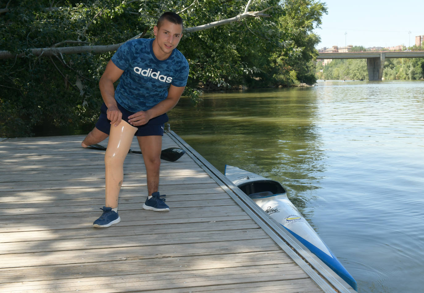 El joven, de 27 años, rescató del río a un hombre de 62 años que se cayó en la Ribera de Curtidores de Valladolid