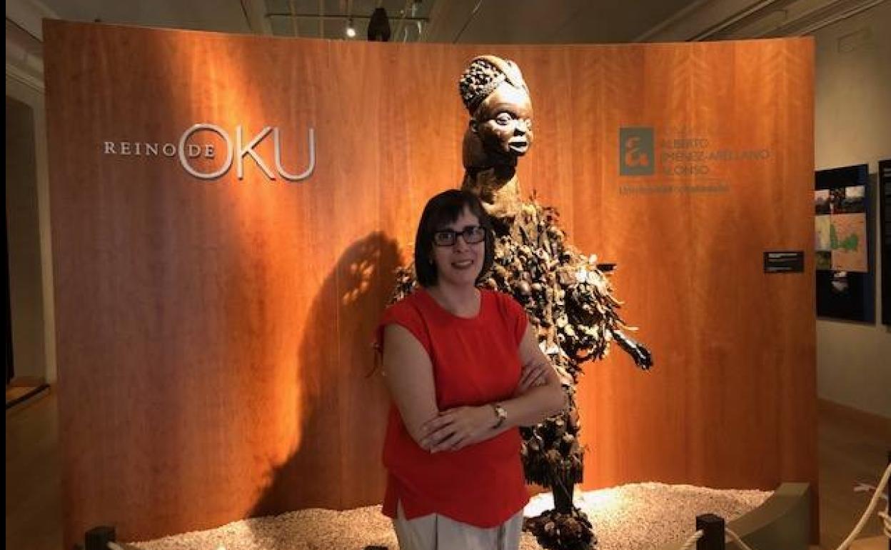 Olivia Cachafeiro, directora del Museo de Arte Africano.