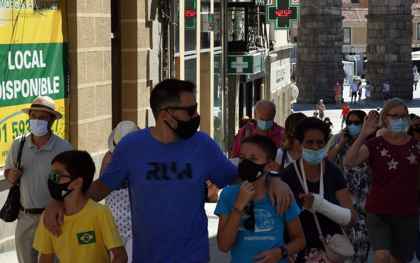 Ola de calor en Segovia 