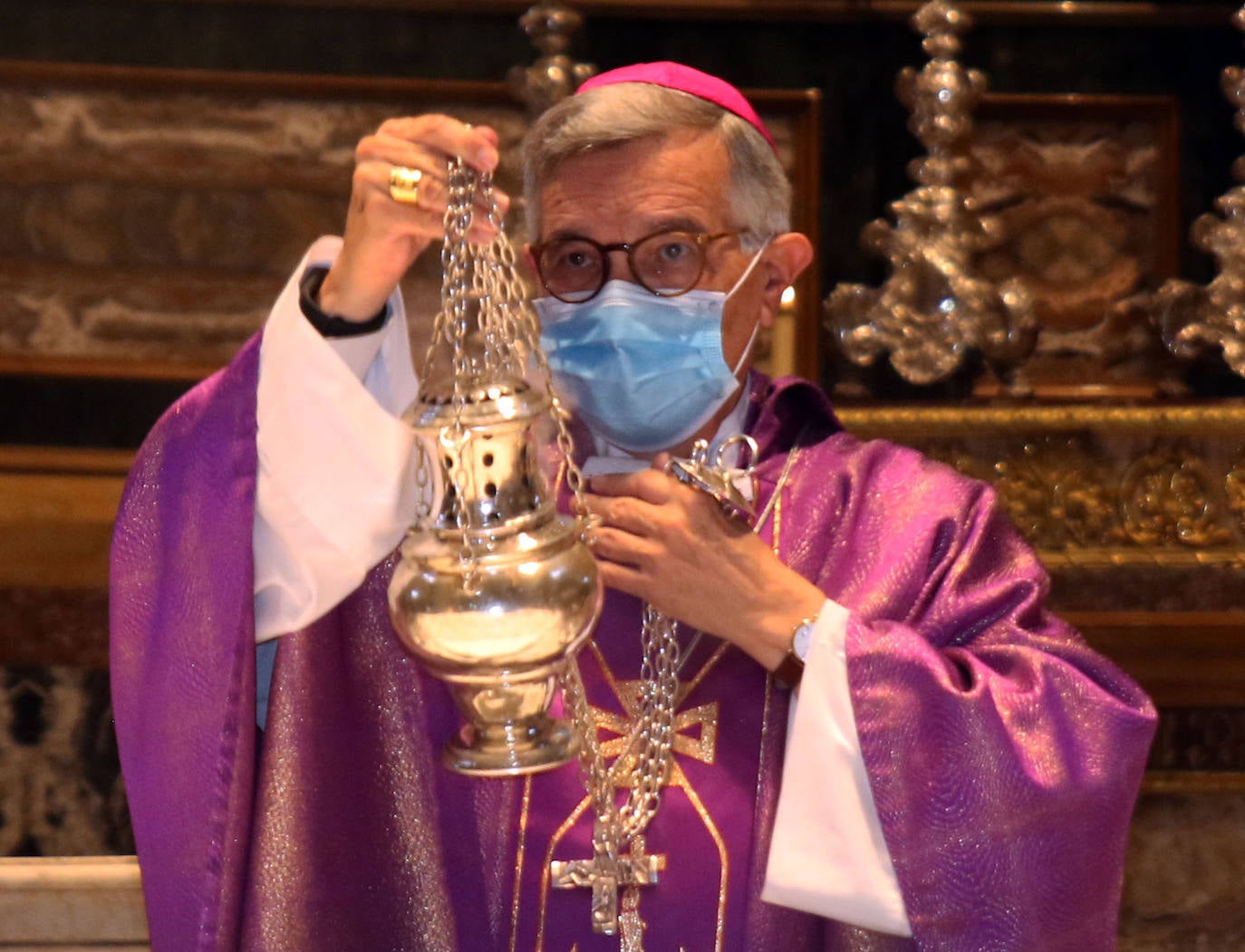 Funeral por las víctimas del Covid-19 en Segovia. ANTONIO DE TORRE