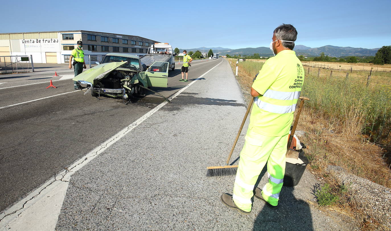 Fotos: Accidente en Carracedelo