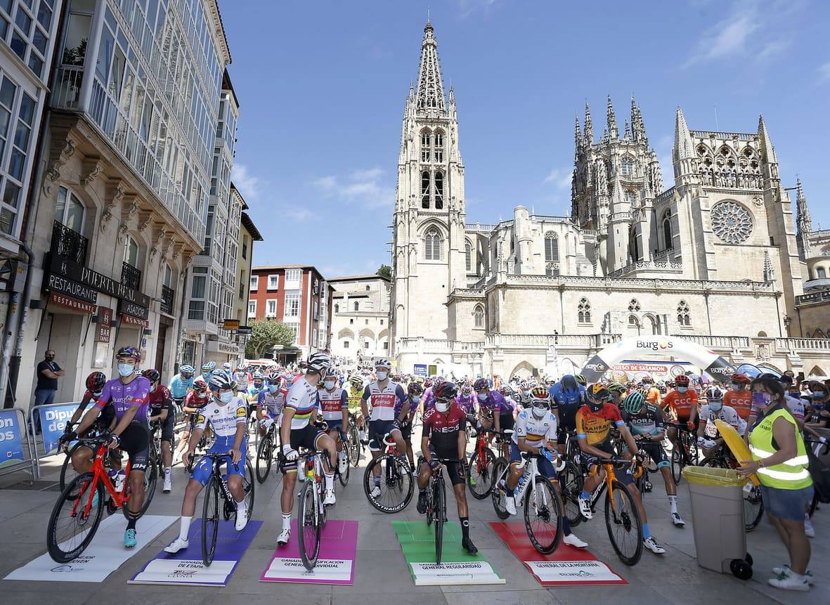 La primera etapa, con un recorrido de 157 kilómetros, ha finalizado en el Castillo de Burgos