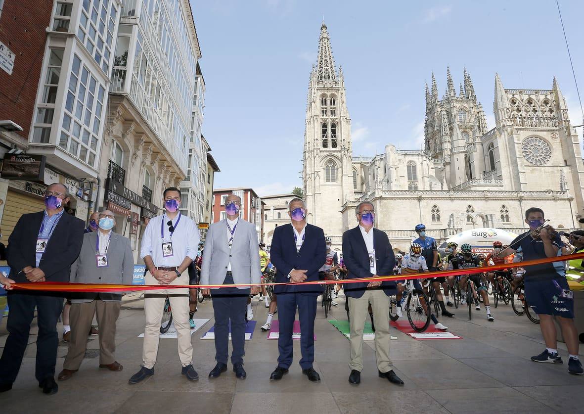 La primera etapa, con un recorrido de 157 kilómetros, ha finalizado en el Castillo de Burgos