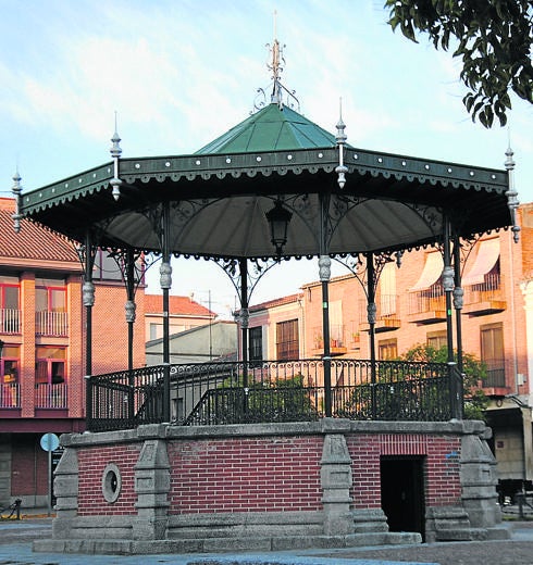 El templete, elemento característico de la plaza de España