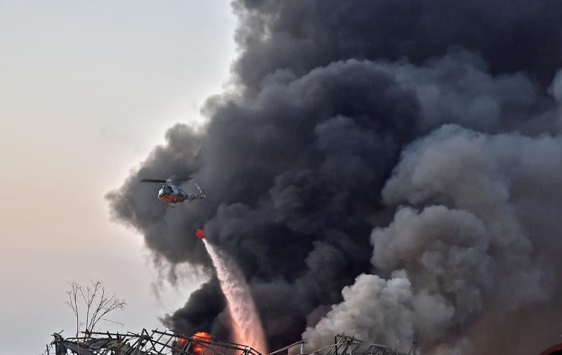 Fotos: La explosión en el puerto de Beirut, en imágenes