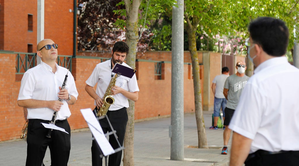 La Banda de Música de Palencia homenajea a la Policía Local